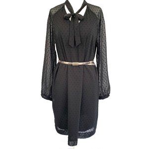 *PRICE DROP* J. Crew Factory Long-Sleeve Clip Dot Dress